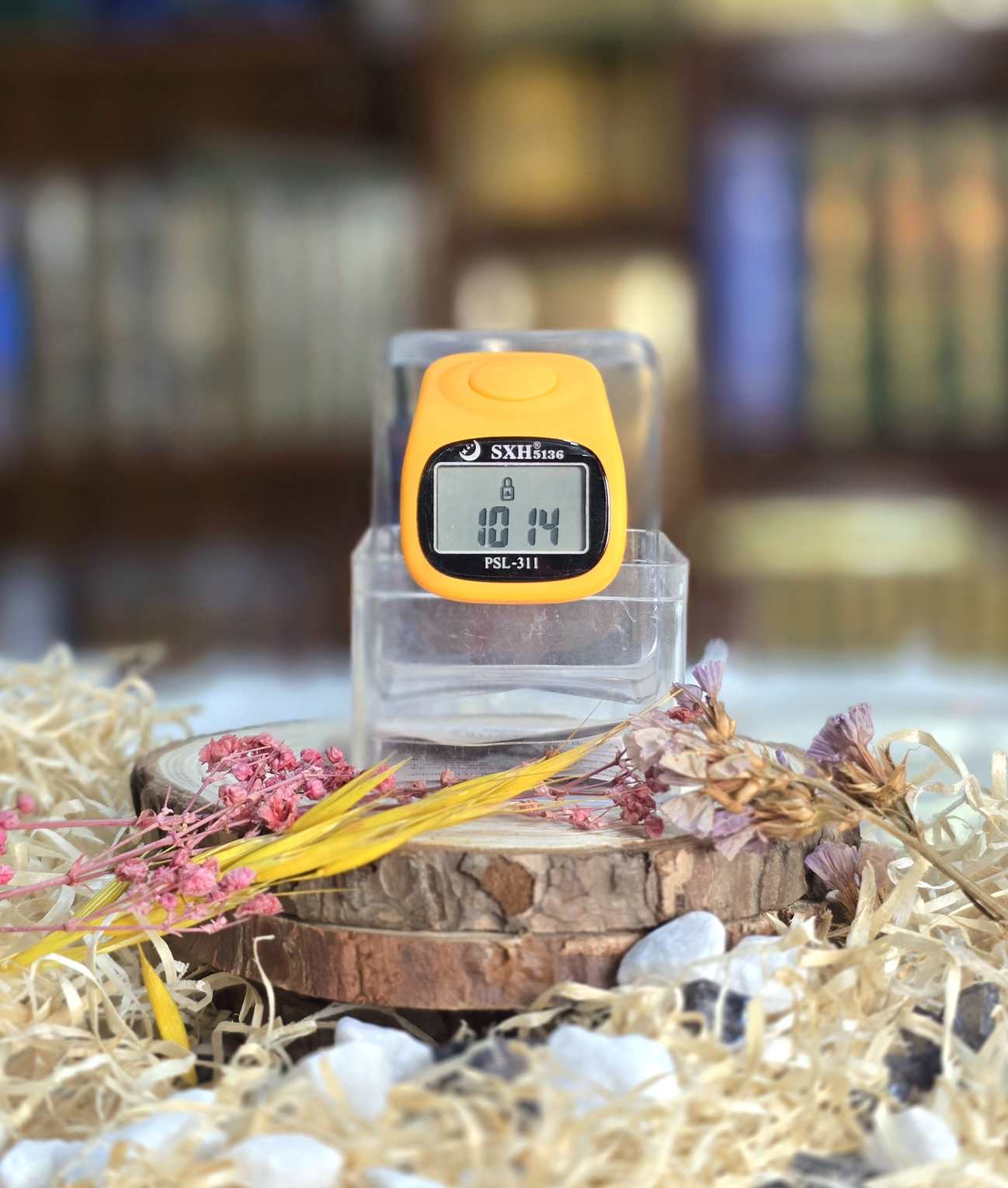 Finger Tasbih Counter Yellow