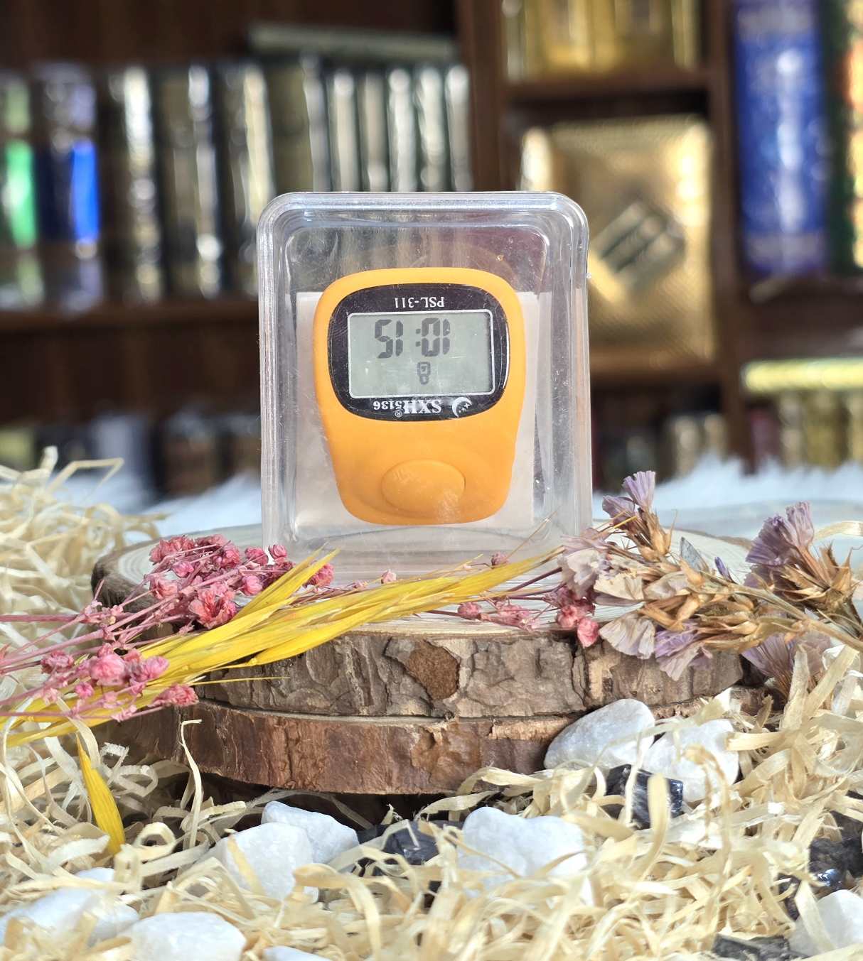 Finger Tasbih Counter Yellow