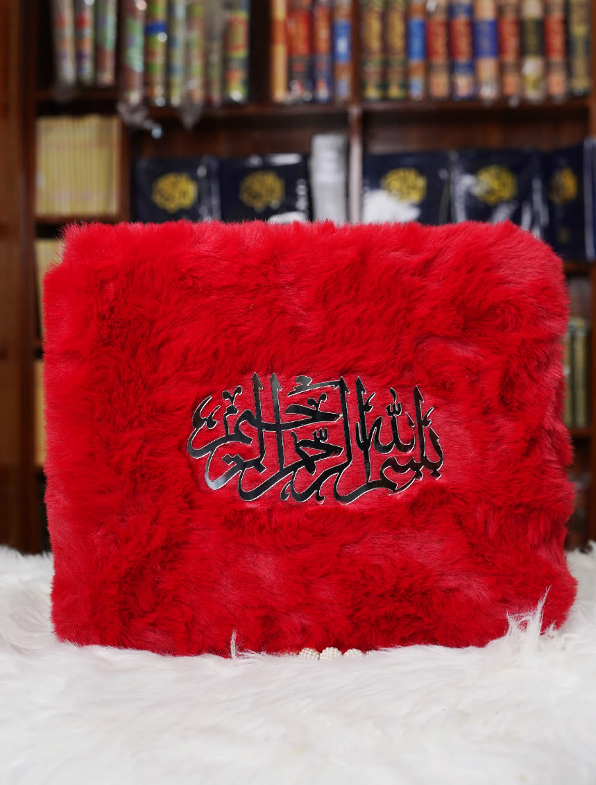 Red Deluxe Fur Quran