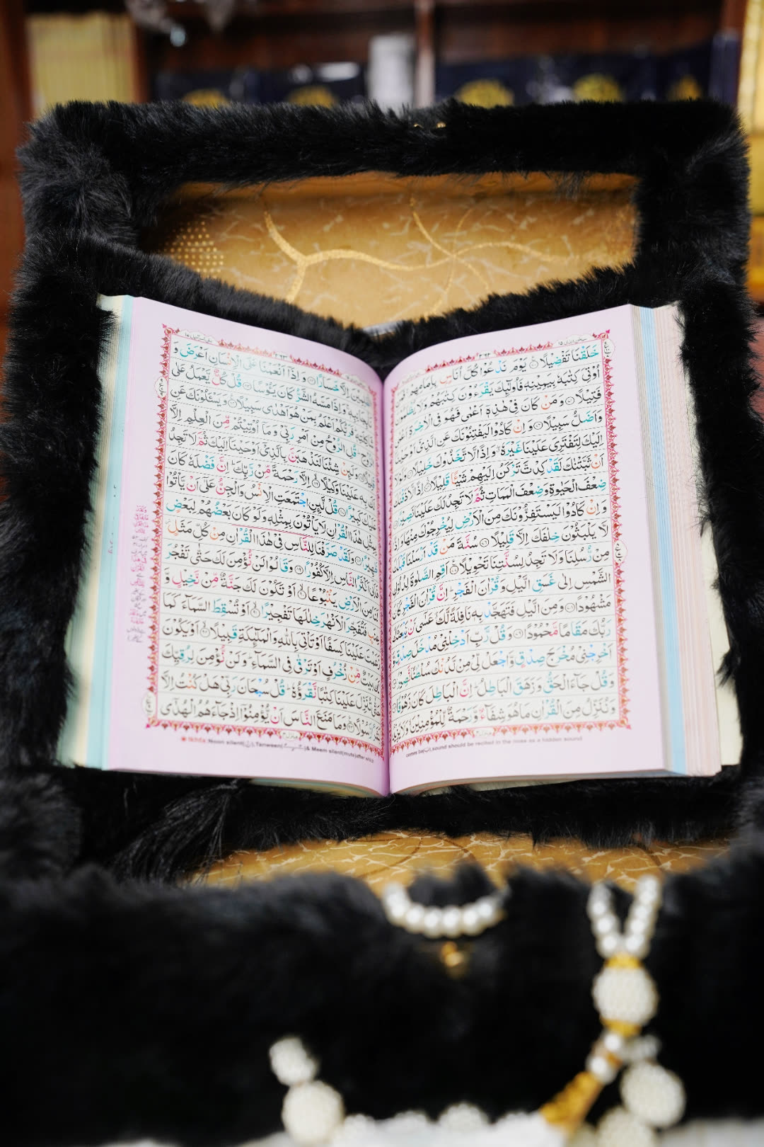 Black Deluxe Fur Quran